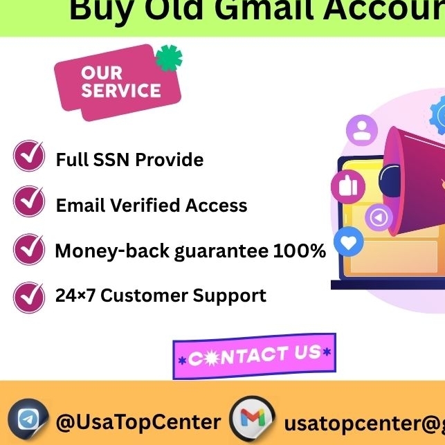 Buy Old Gmail  Accounts
